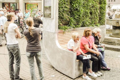 Moos-Wand in Krefeld, Copyright Green City Solutions