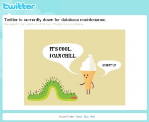 Selbst die Fehlermeldungen von Twitter haben einen besonderen Charme