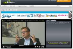 Zaplive-Kanal zum Event