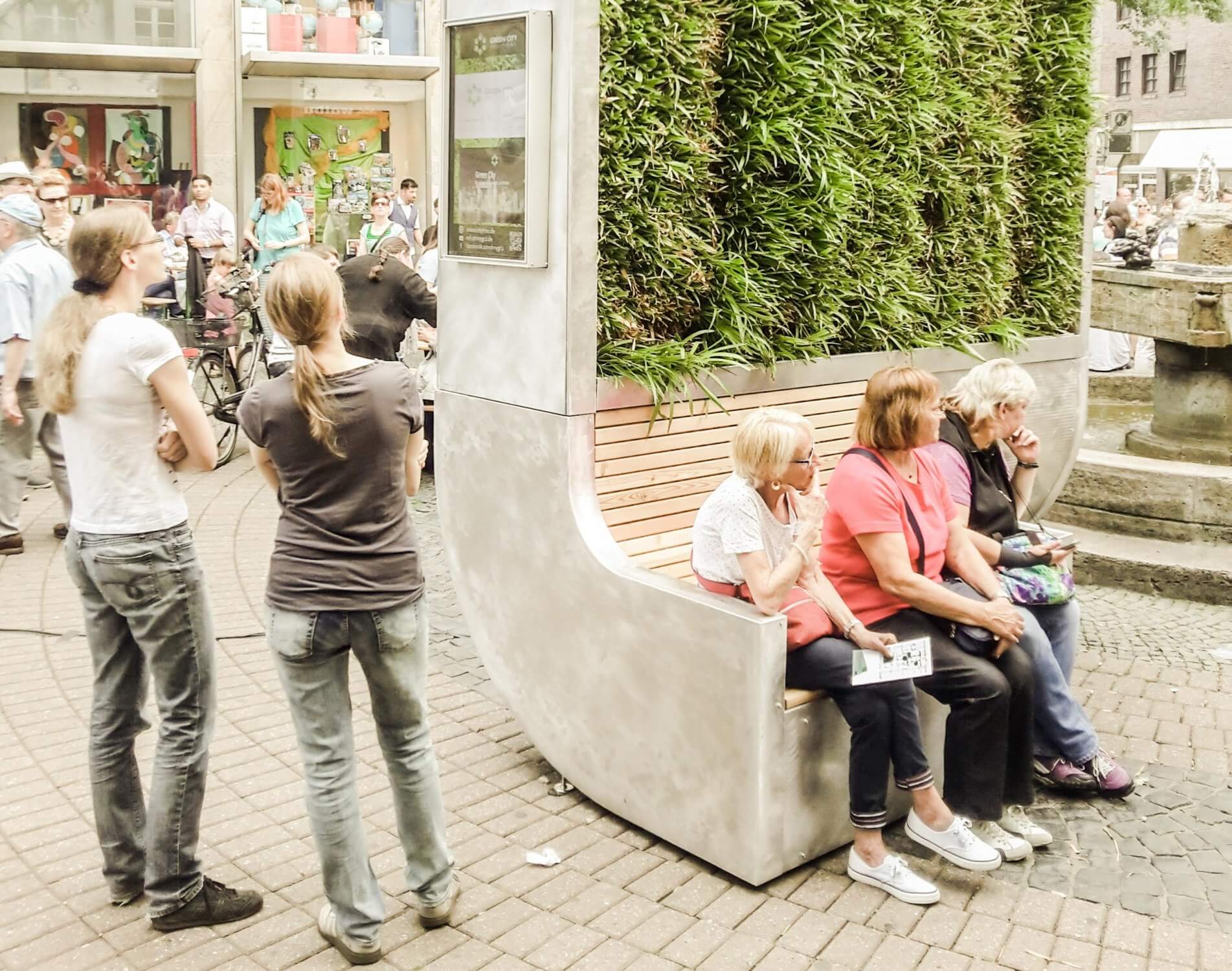 Moos-Wand in Krefeld, Copyright Green City Solutions